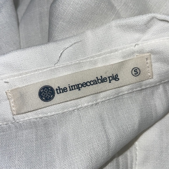 NWT The impeccable pig white faux wrap romper - Picture 8 of 8